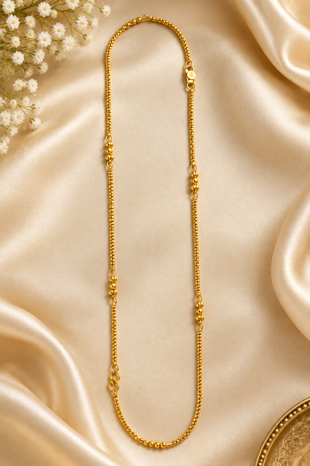 Crystal Floral Anklet - Aadhis Jewels