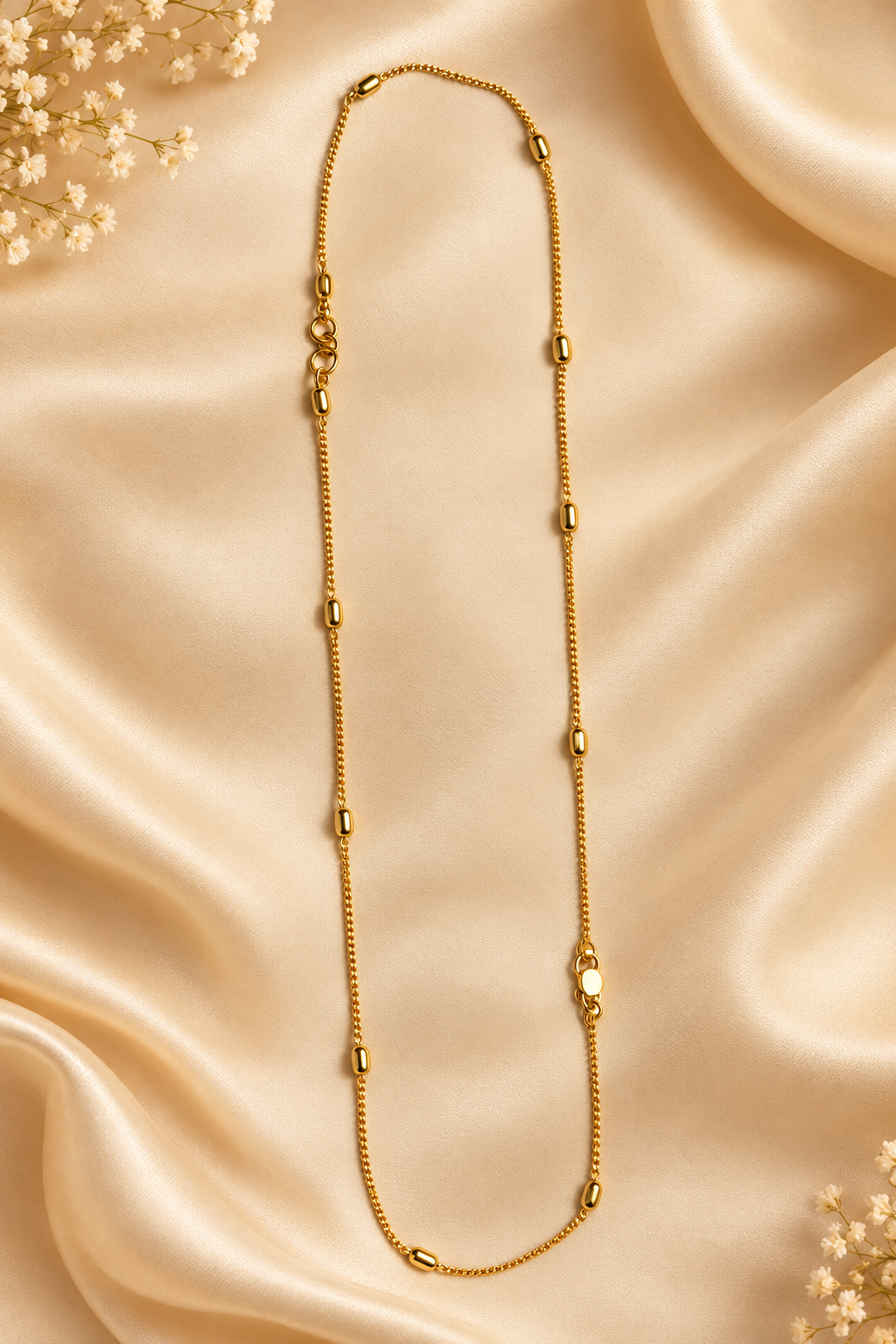 Chevron Link Anklet - Aadhis Jewels